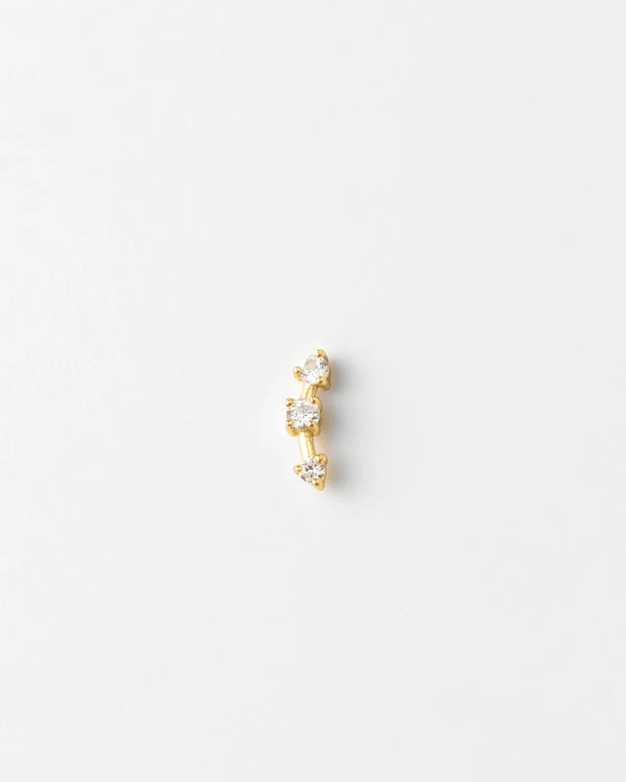 Stargazer White Sapphire Stud Set