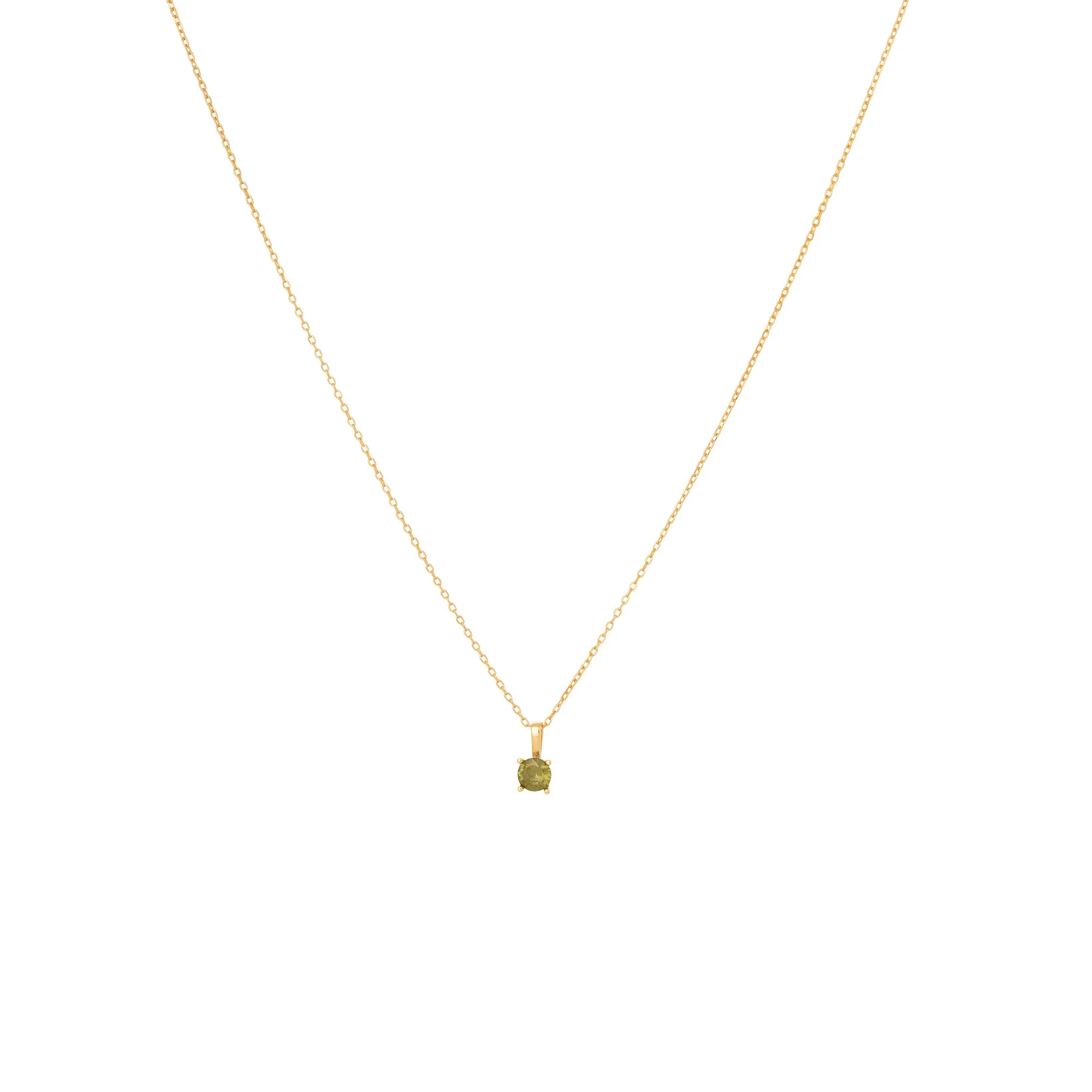 The Birthstone Necklace And Earring Set (August)