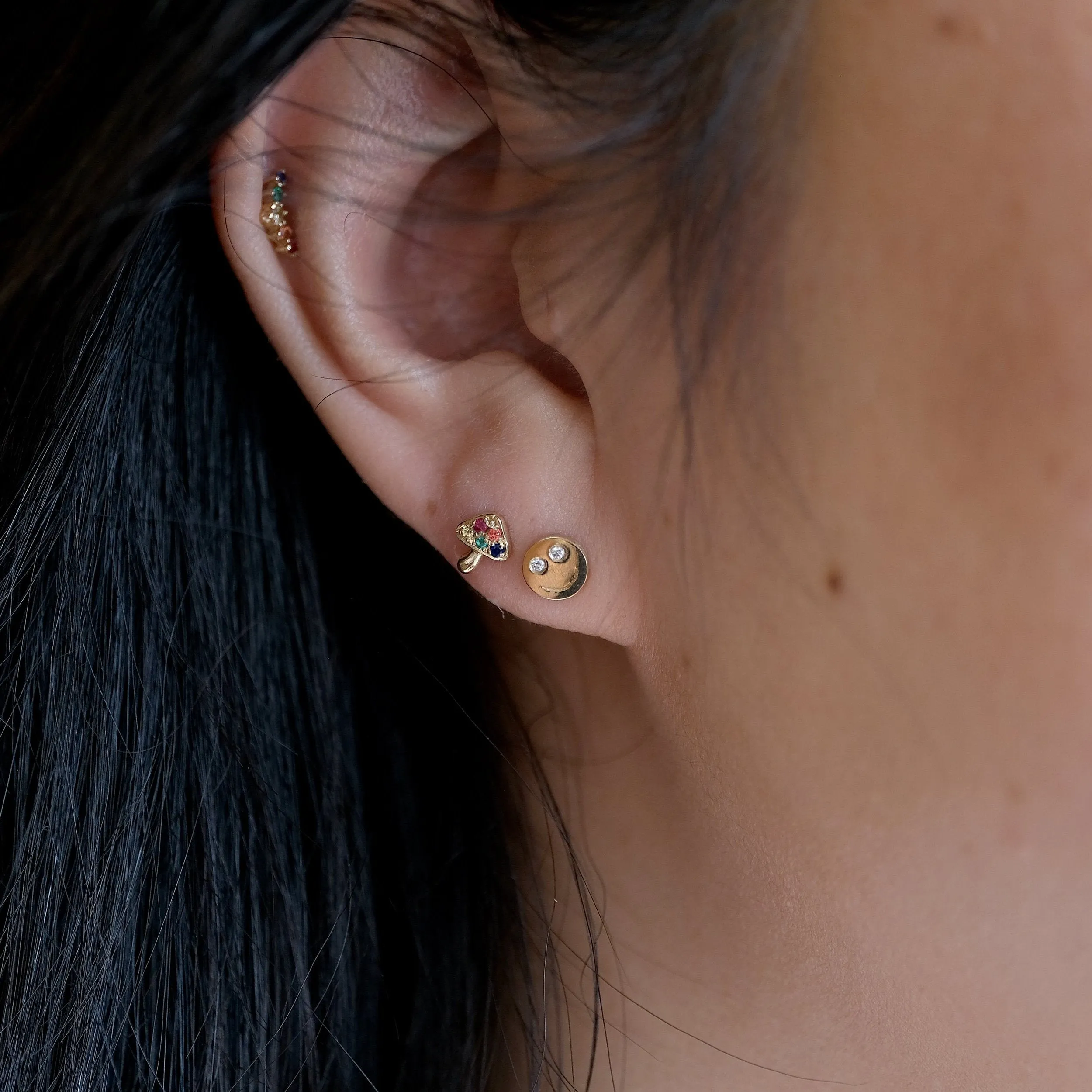 Wild Times Mushroom Earring