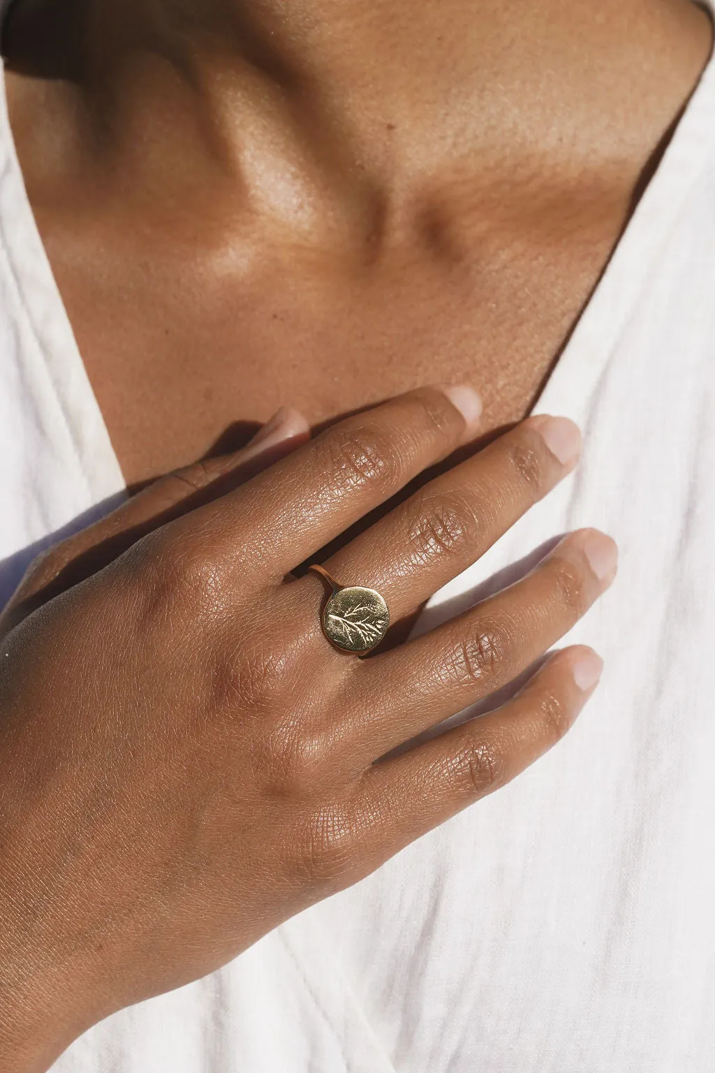Wildflower Ring - Solid 14K Gold
