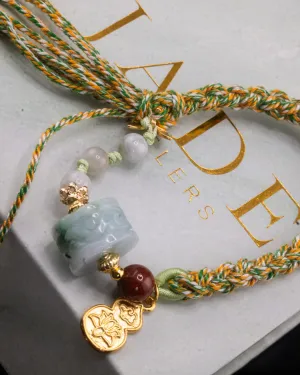 Yellow Cotton Rope Bracelet