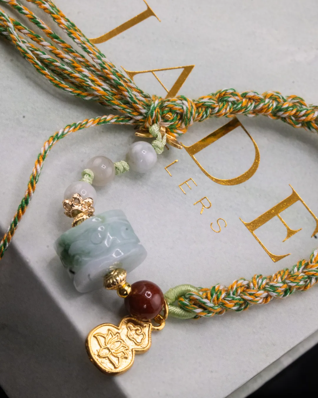 Yellow Cotton Rope Bracelet